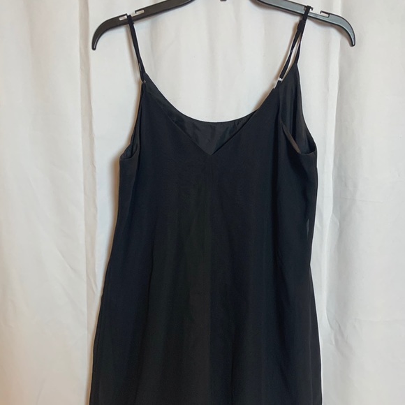 Black Slip Dress - Picture 1 of 3